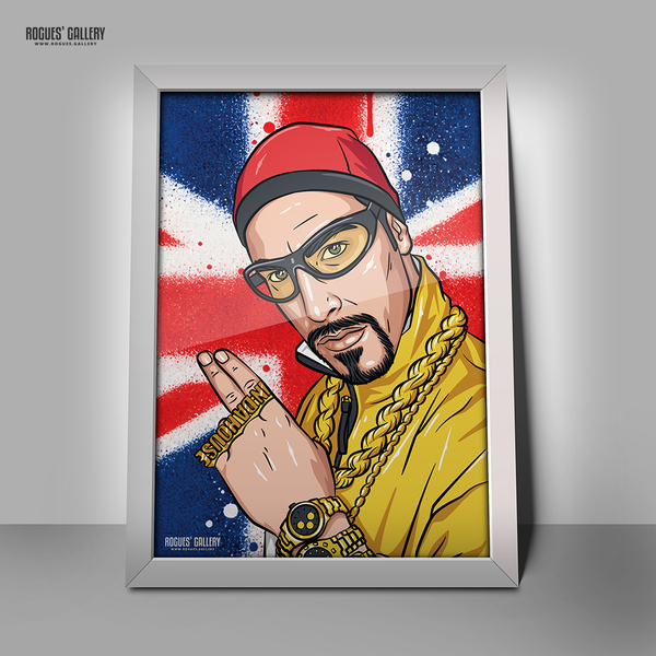 Ali G Booyakasha! Sacha Baron Cohen comedy icon print – view 10