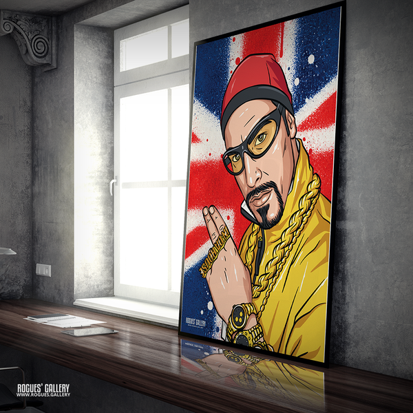 Ali G Booyakasha! Sacha Baron Cohen comedy icon fan gift poster – additional view