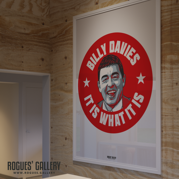 Billy Davies former Nottingham Forest manager poster #GetBehindTheLads