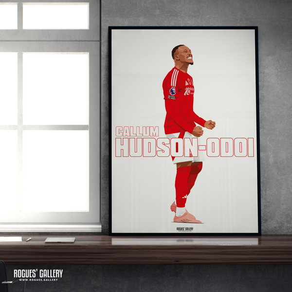 Callum Hudson-Odoi - Nottingham Forest - A0, A1, A2 or A3 Name Prints