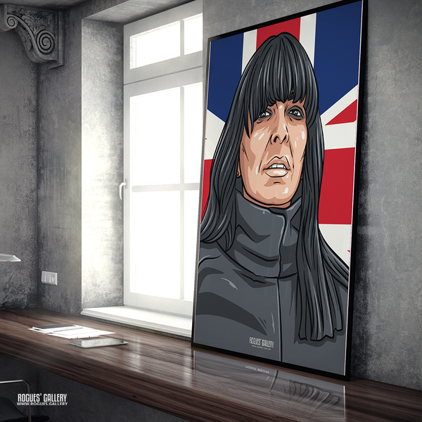 Claudia Winkleman limited edition The Traitors presenter wall art print