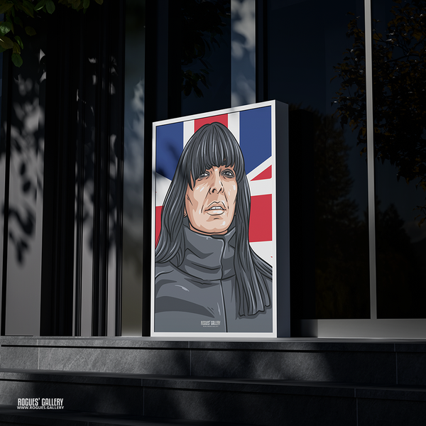 Claudia Winkleman The Traitors presenter print in A3, A2, A1 and A0 sizes – alternative view