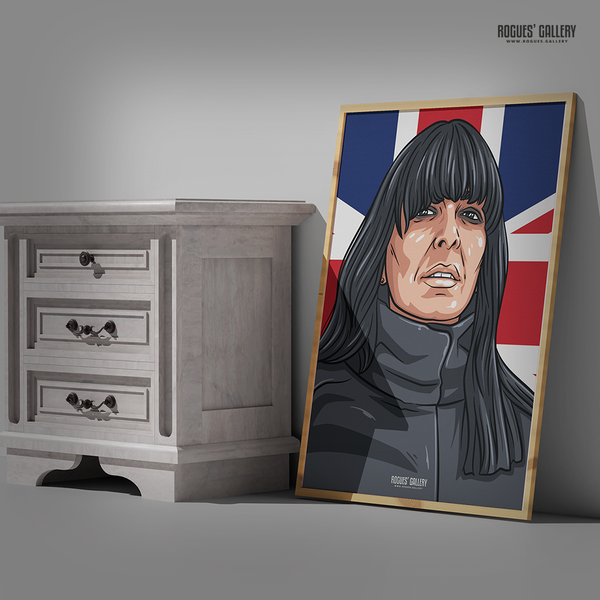 Claudia Winkleman The Traitors presenter poster – limited edition wall art