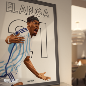 Anthony Elanga goal Nottingham Forest poster Chelsea away 21