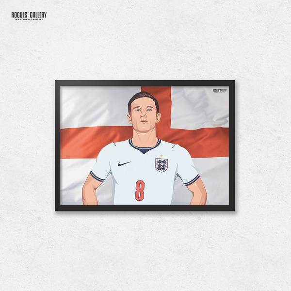 Elliot Anderson Forest and England tribute artwork commissioned for Southbank Bar Nottingham