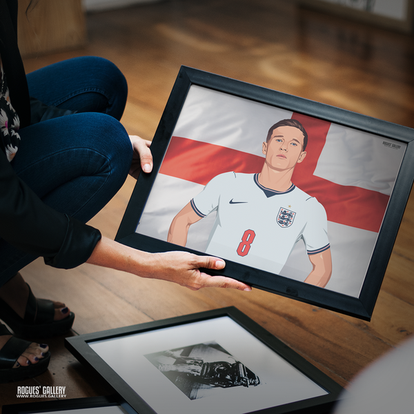 Elliot Anderson Nottingham Forest and England World Cup flag design for Southbank Bar’s 20th anniversary