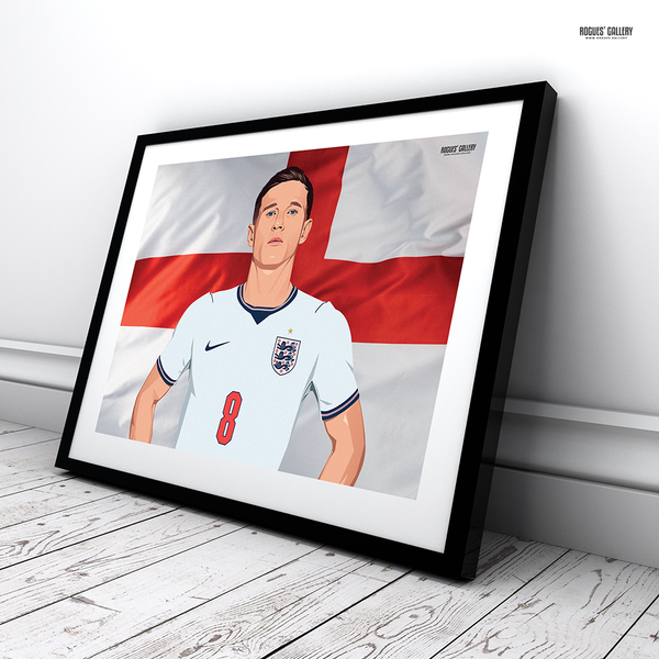 Elliot Anderson Nottingham Forest and England World Cup flag design for Southbank Bar’s 20th anniversary