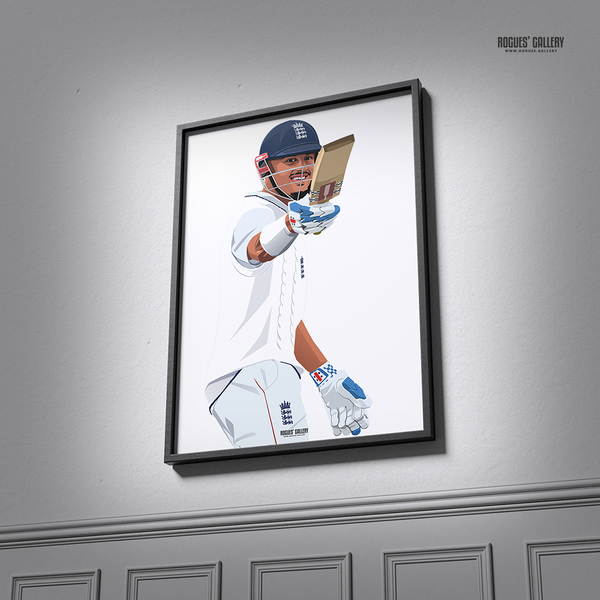 Emilio Gay England cricketer memorabilia print – further view