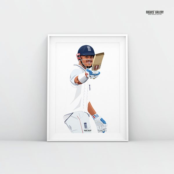 Emilio Gay England cricketer print – framed print mockup – view 3