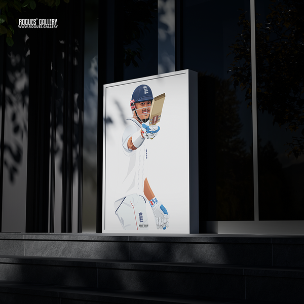 Emilio Gay England cricketer print in A3, A2, A1 and A0 sizes – alternative view