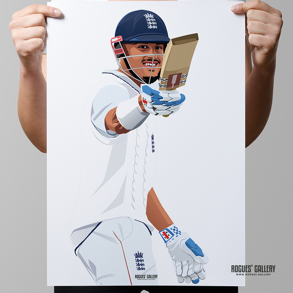 Emilio Gay England cricketer poster – limited edition wall art