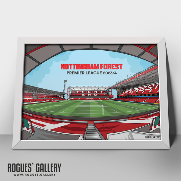 Nottingham Forest City Ground 2023/24 Sweet Home A2 Designed To Be Signed