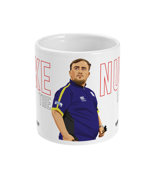 Luke Littler Darts Mug Nuke champion