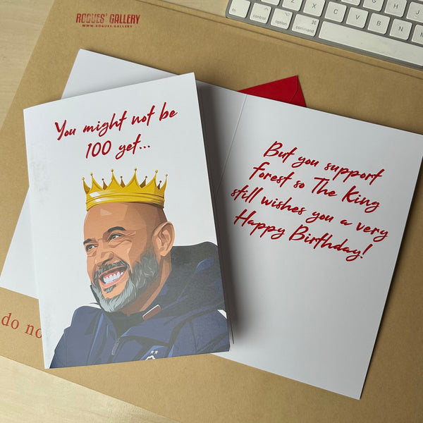 Nuno Espirito Santo Birthday card Nottingham Forest boss