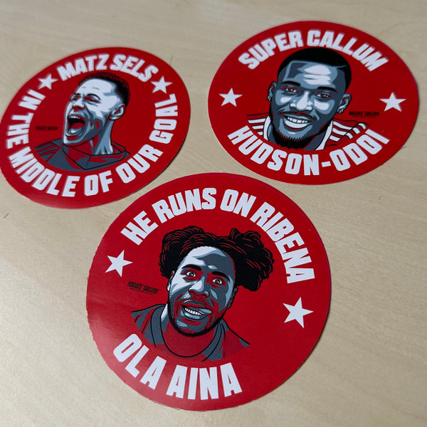 Nottingham Forest Stickers Aina Hudson-Odoi Matz Sels