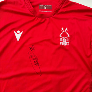 Nottingham Forest Joe Worrall signed shirt 