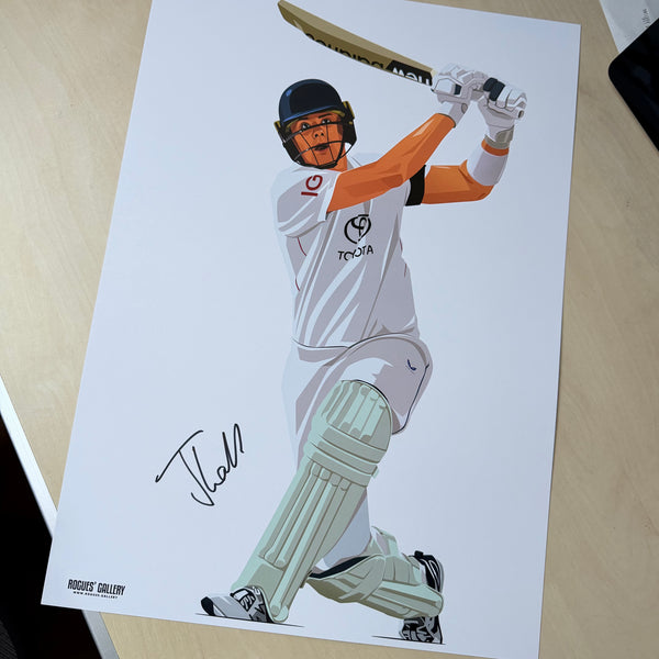 Jamie Smith - England Cricket Star - Signed A3 Ashes Tour Prints