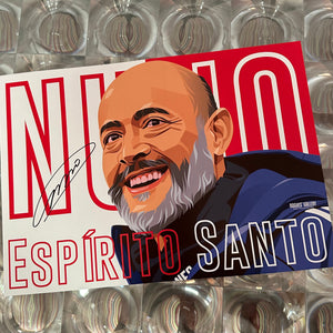 Nuno Espírito Santo - Nottingham Forest - Signed A3 Name Prints