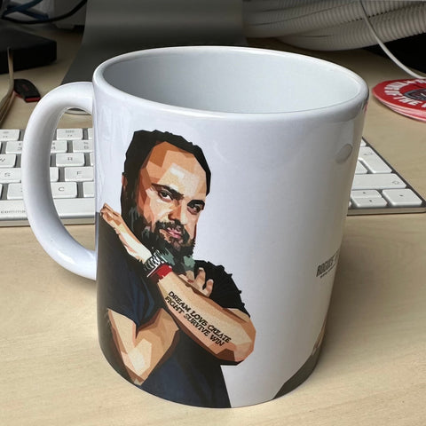 Evangelos Marinakis tattoo mug Nottingham Forest