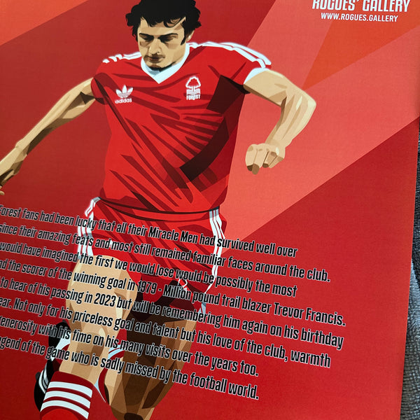 Nottingham Forest 2025 calendar Trevor Francis