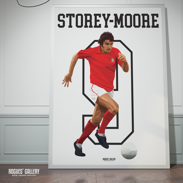 Ian Storey-Moore Nottingham Forest Greatest Ever 9 poster