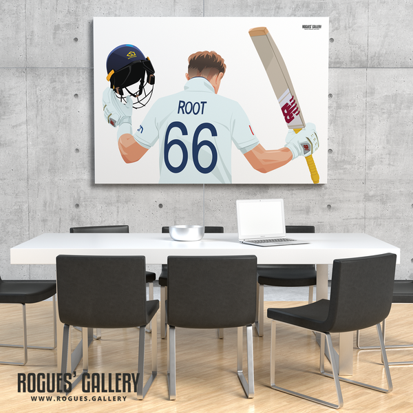 Joe Root England cricket legend 66 A0 print