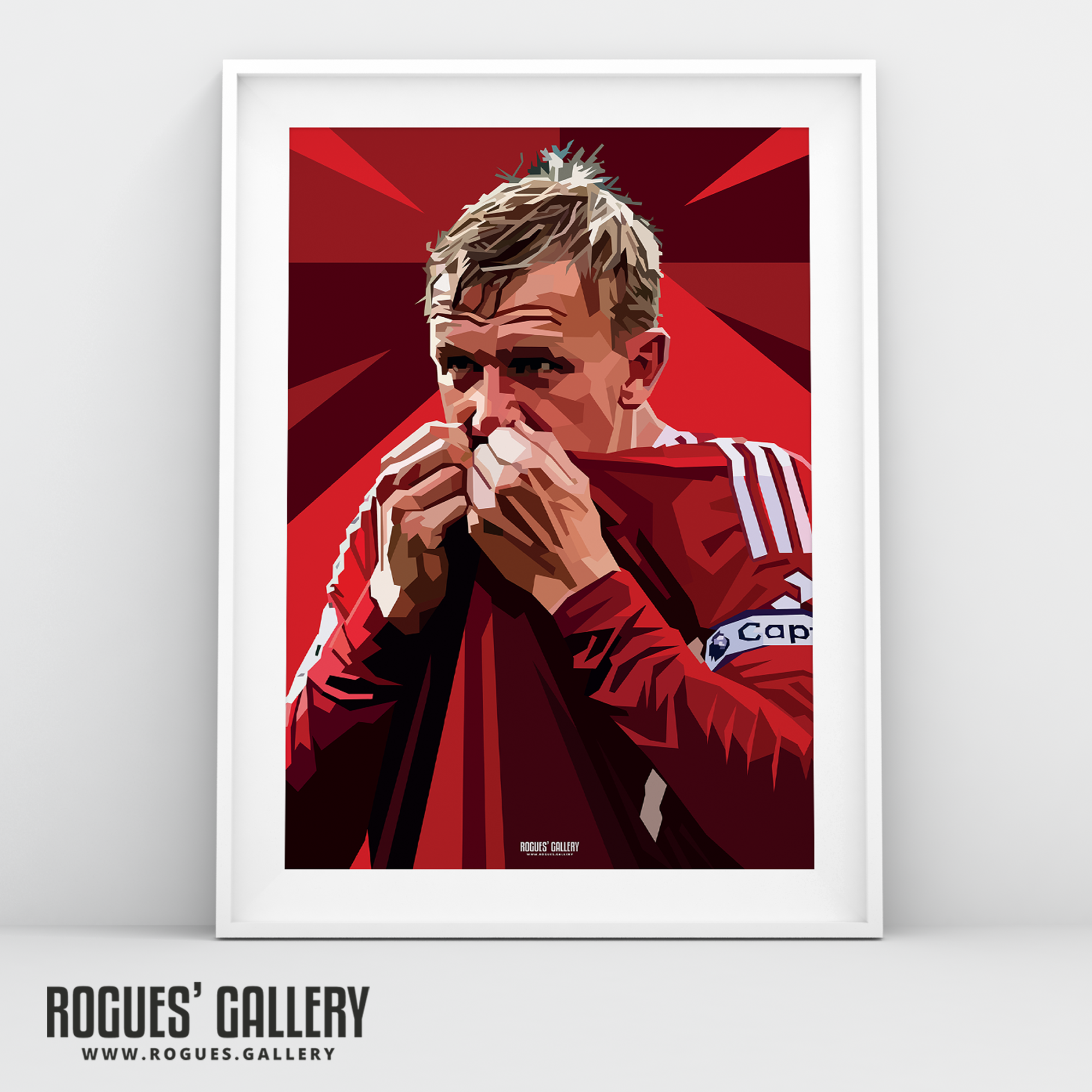 Joe Worrall Nottingham Forest Captain defender character A3 print