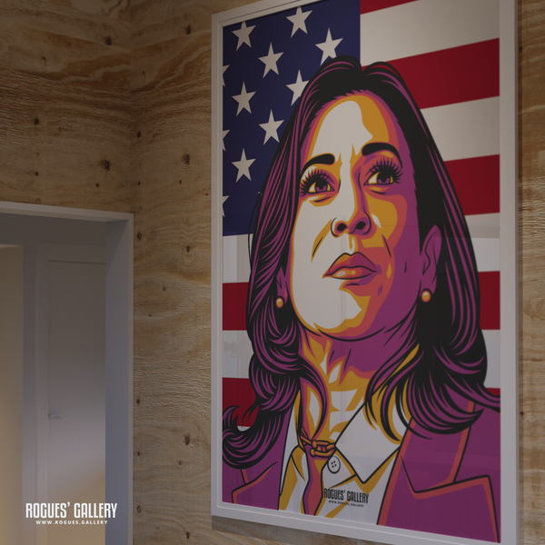 Kamala Harris VP Vice President A0 print POTUS Election USA