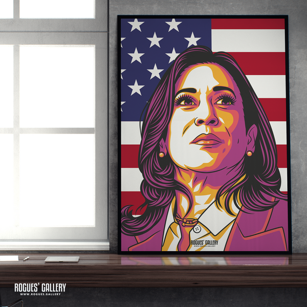 Kamala Harris VP Vice President A2 print POTUS Election USA