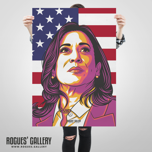 Kamala Harris VP Vice President A1 print POTUS Election USA