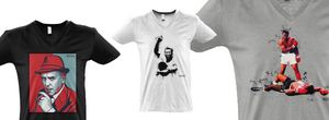 Ali Boxing T-shirt Arthur Daley Pele custom design