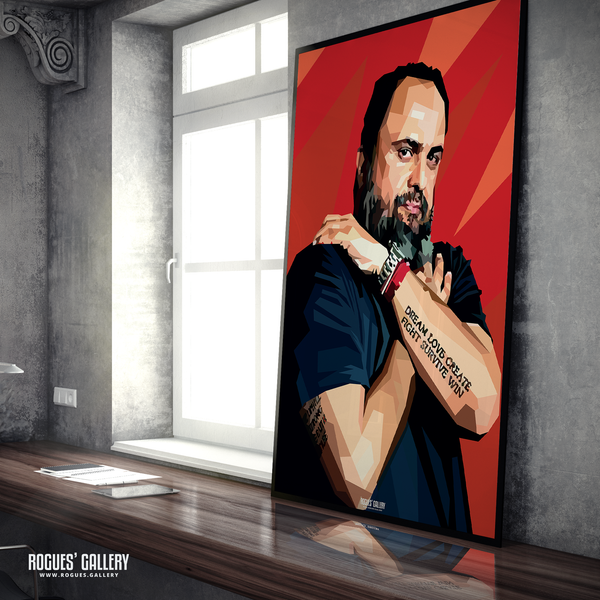 Evangelos Marinakis Nottingham Forest owner cute A1 print