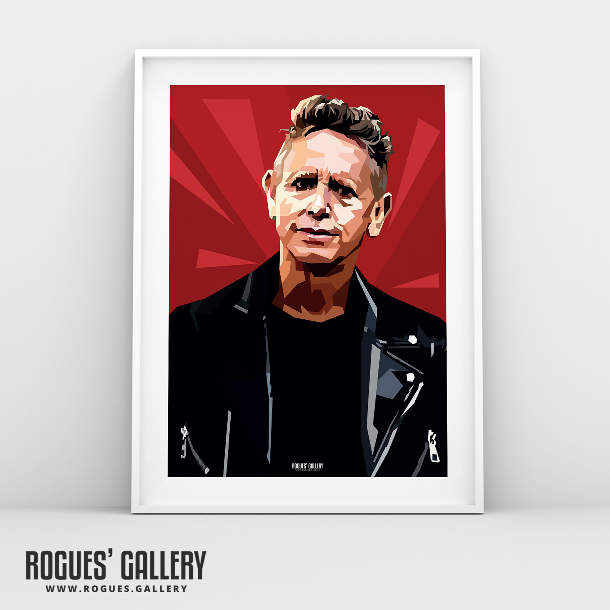 Martin Gore Depeche Mode modern portrait a3 print