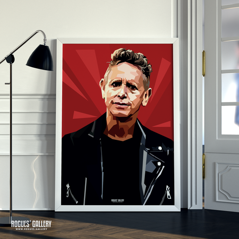 Martin Gore Portrait - Depeche Mode - A3, A2, A1 or A0 Print in 2 versions