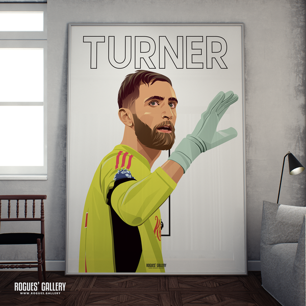 Matt Turner signed Nottingham Forest memorabilia 1 poster