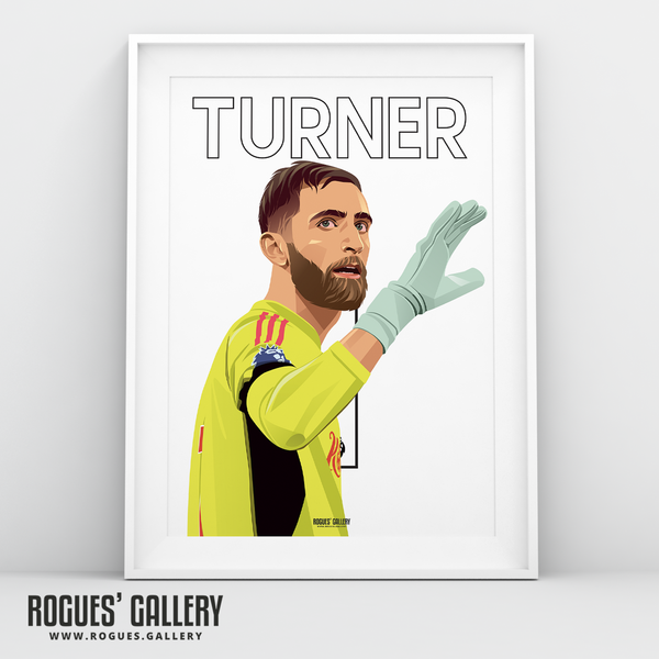 Matt Turner Nottingham Forest 1 A3 print