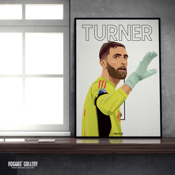 Matty Turner signed Nottingham Forest 1 poster