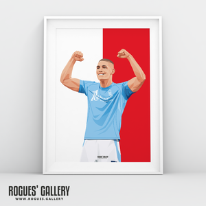 Nikola Milenkovic defender Serb Nottingham Forest A3 print