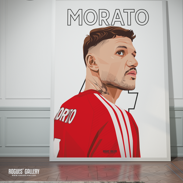 Morato Nottingham Forest centre half 4 poster