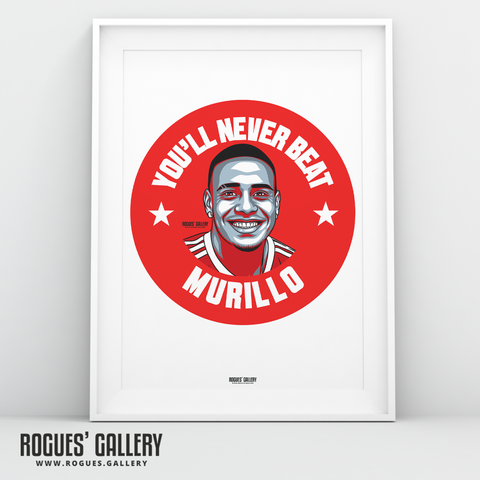 Murillo Nottingham Forest Brazil defender never beat A3 print