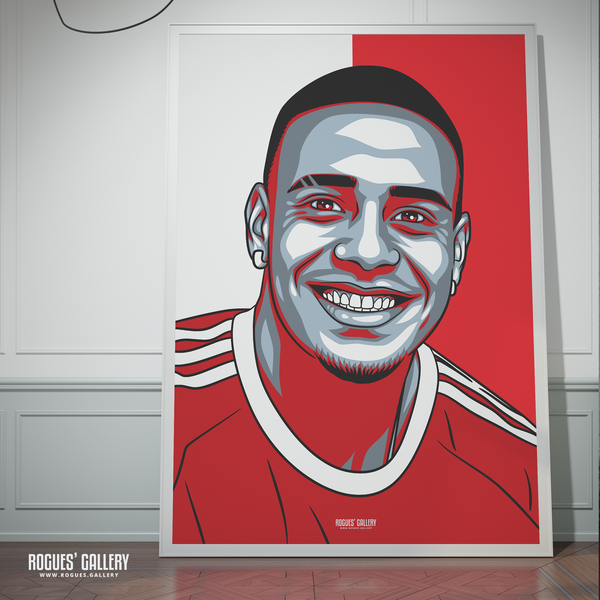 Murillo Nottingham Forest Brazil defender portrait A0 print