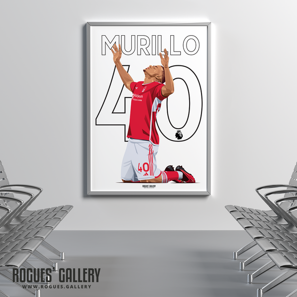 Murillo Nottingham Forest 40 poster