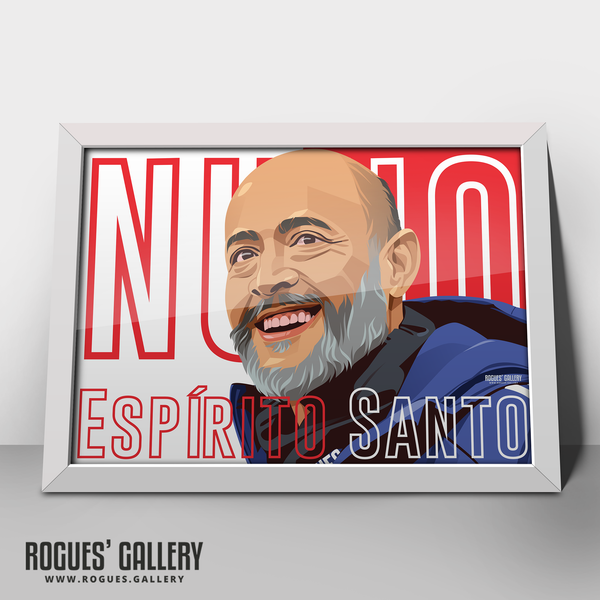 Nuno Espirito Santo Nottingham Forest head coach A2 print