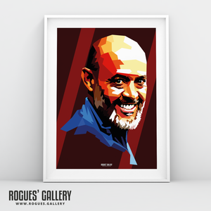 Nuno Espírito Santo modern Nottingham Forest coach A3 print