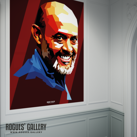 Nuno Espírito Santo modern Nottingham Forest coach A0 print