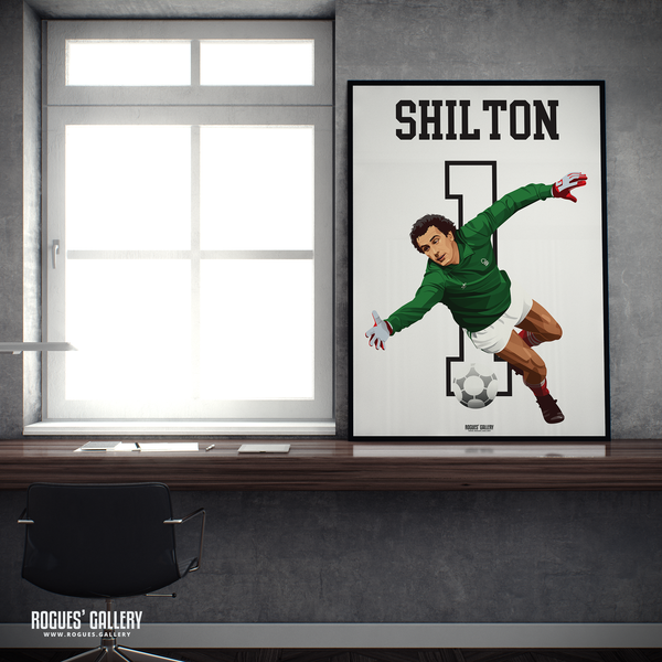 Peter Shilton Nottingham Forest Greatest A2 print City Ground