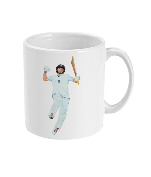 Joe Root England cricket mug celebration ton