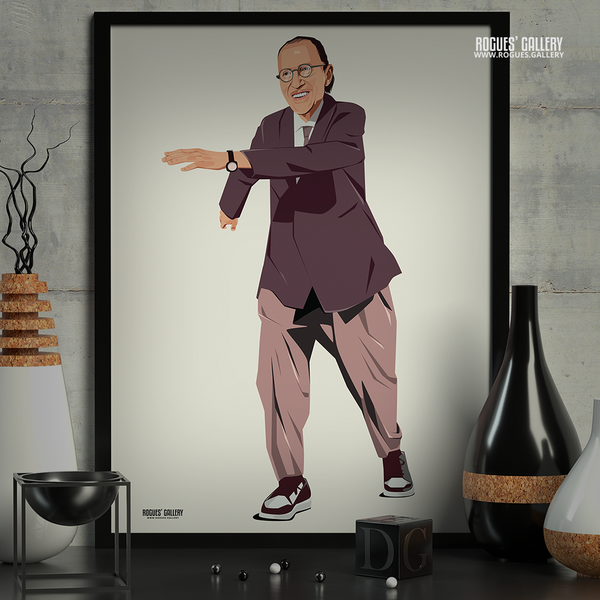 Dance Ron! - Ron Mael of Sparks - A3, A2, A1 or A0 Prints