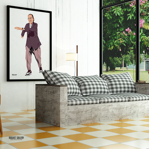Dance Ron! - Ron Mael of Sparks - A3, A2, A1 or A0 Prints