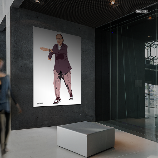 Dance Ron! - Ron Mael of Sparks - A3, A2, A1 or A0 Prints